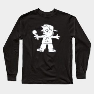 Boyfriend silly Draw Long Sleeve T-Shirt